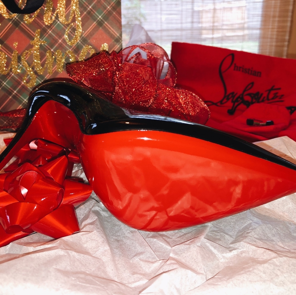 Christian Louboutin classic black patent leather